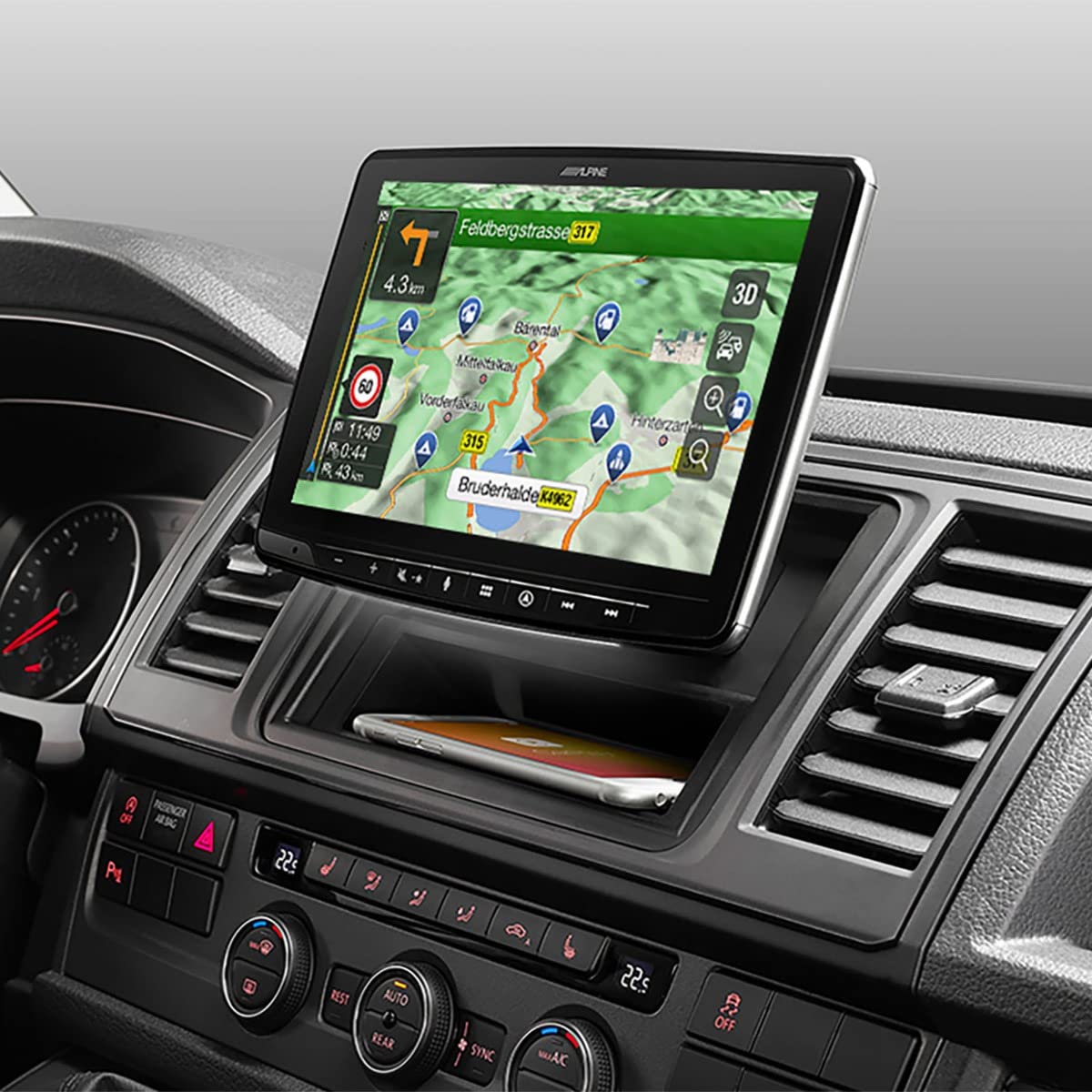 Alpine Navegador Multimedia INE-F904D Pantalla 9"