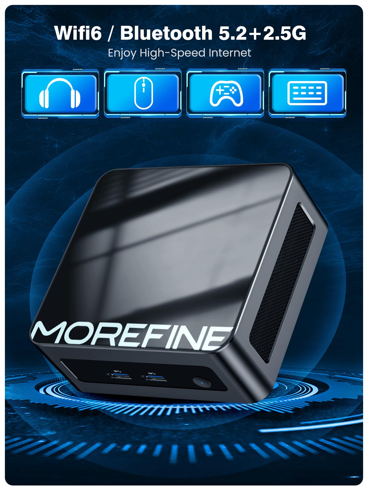 MIPOWCAT Mini PC 12th Gen Intel i7-1360P, Crucial P3 Plus 1TB M.2 PCIe Gen4 NVMe Intern SSD,DDR4 16 GB,Windows 11 Pro,4K Dual 2 HDMI/WiFi 6/BT 5.2/USB 3.2/Mini Business Computer