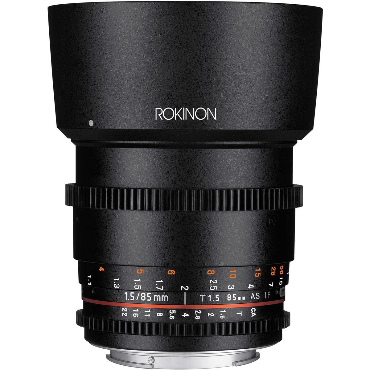 Rokinon Cine DS DS85M-NEX 85 mm T1.5 AS IF UMC Lente de Marco Completo Cine para Sony E Mount