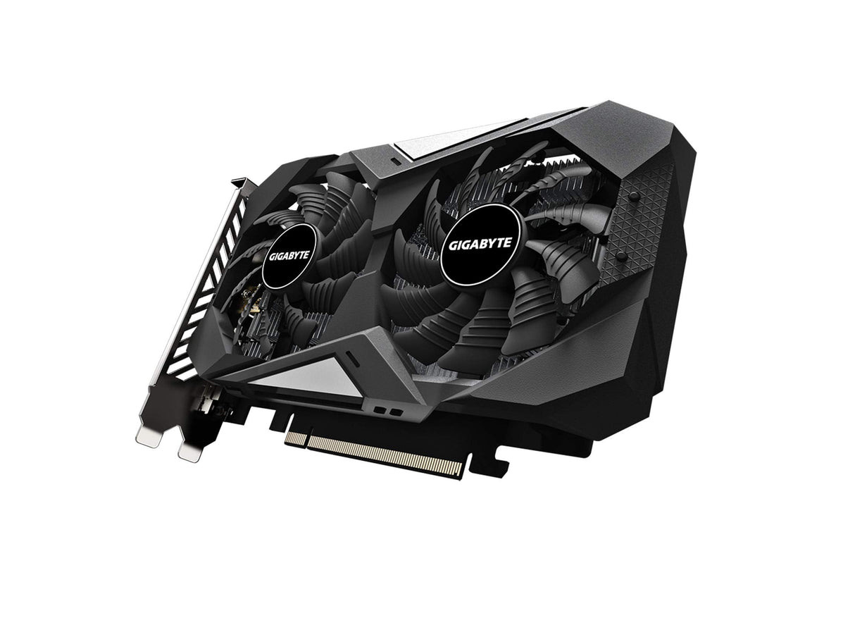 Gigabyte Tarjeta gráfica GeForce GTX 1650 D6 WINDFORCE OC 4G (Rev. 2.0), tamaño Compacto de 172 mm, 4 GB GDDR6 de 128 bits, GV-N1656WF2OC-4GD REV2.0 Tarjeta de Video