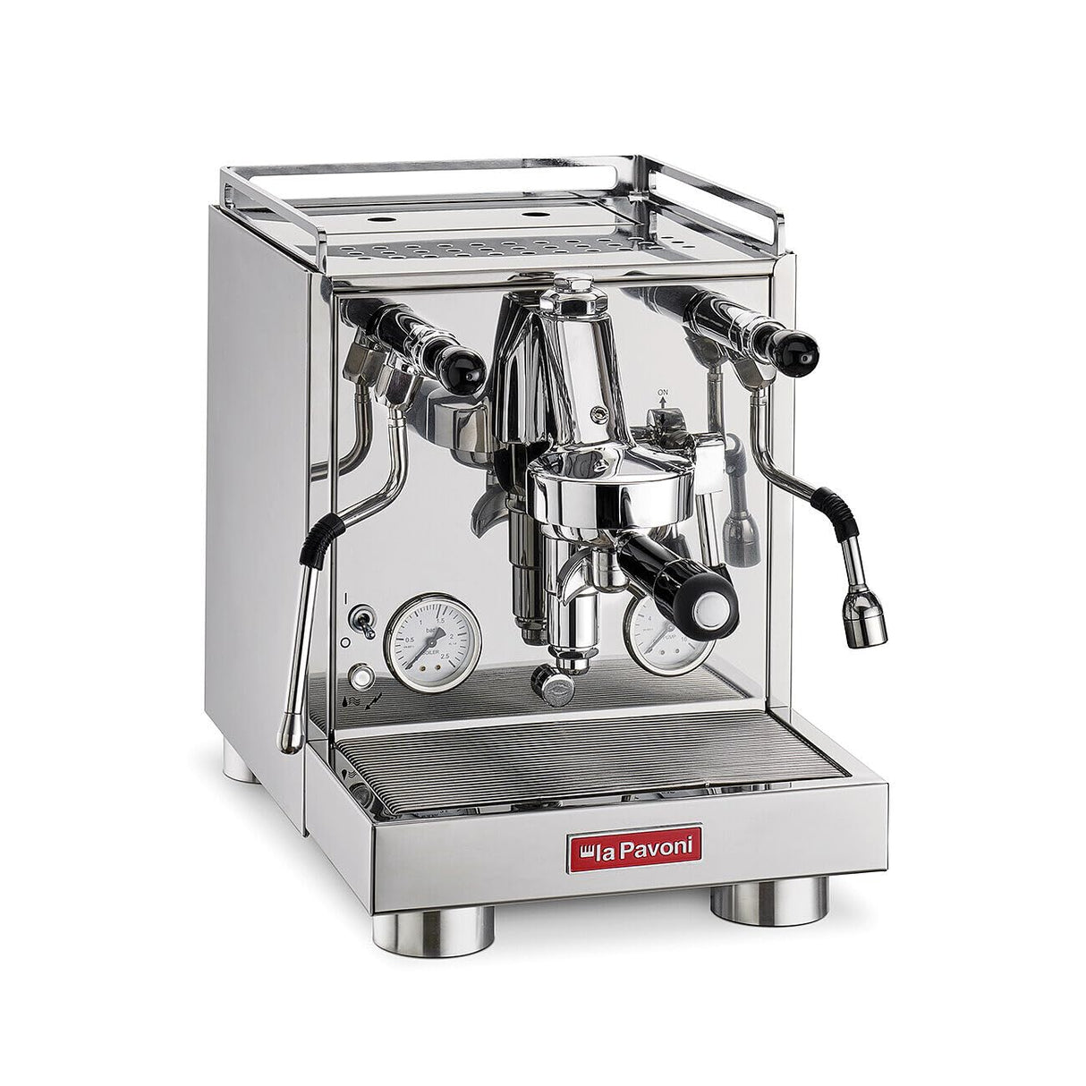 La Pavoni 845693 Cafetera semiprofesional, Stainless Steel, Multicolor