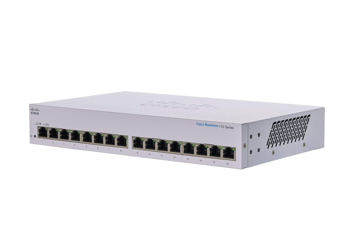 Cisco Switch no gestionado Cisco® Business CBS110-16T-D | 16 puertos GE | Protección limitada de por vida (CBS110-16T-D)