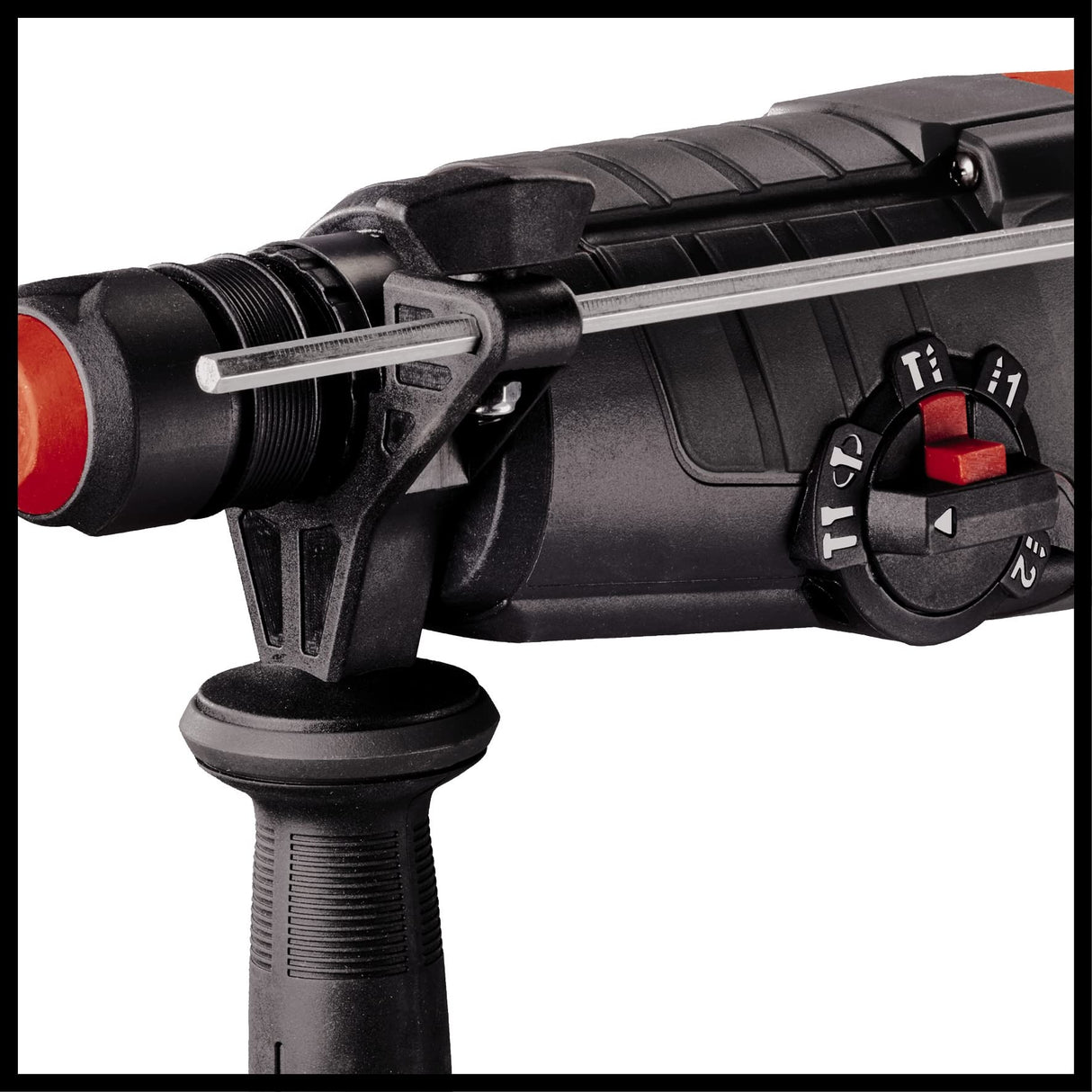 Einhell Martillo perforador TE-RH 950/1 5F (950W, engranaje de 2 marchas, intensidad de impacto 3J, recepción SDS Plus, tope de profundidad, potencia de perforación 28mm, incl. portabrocas adic.)