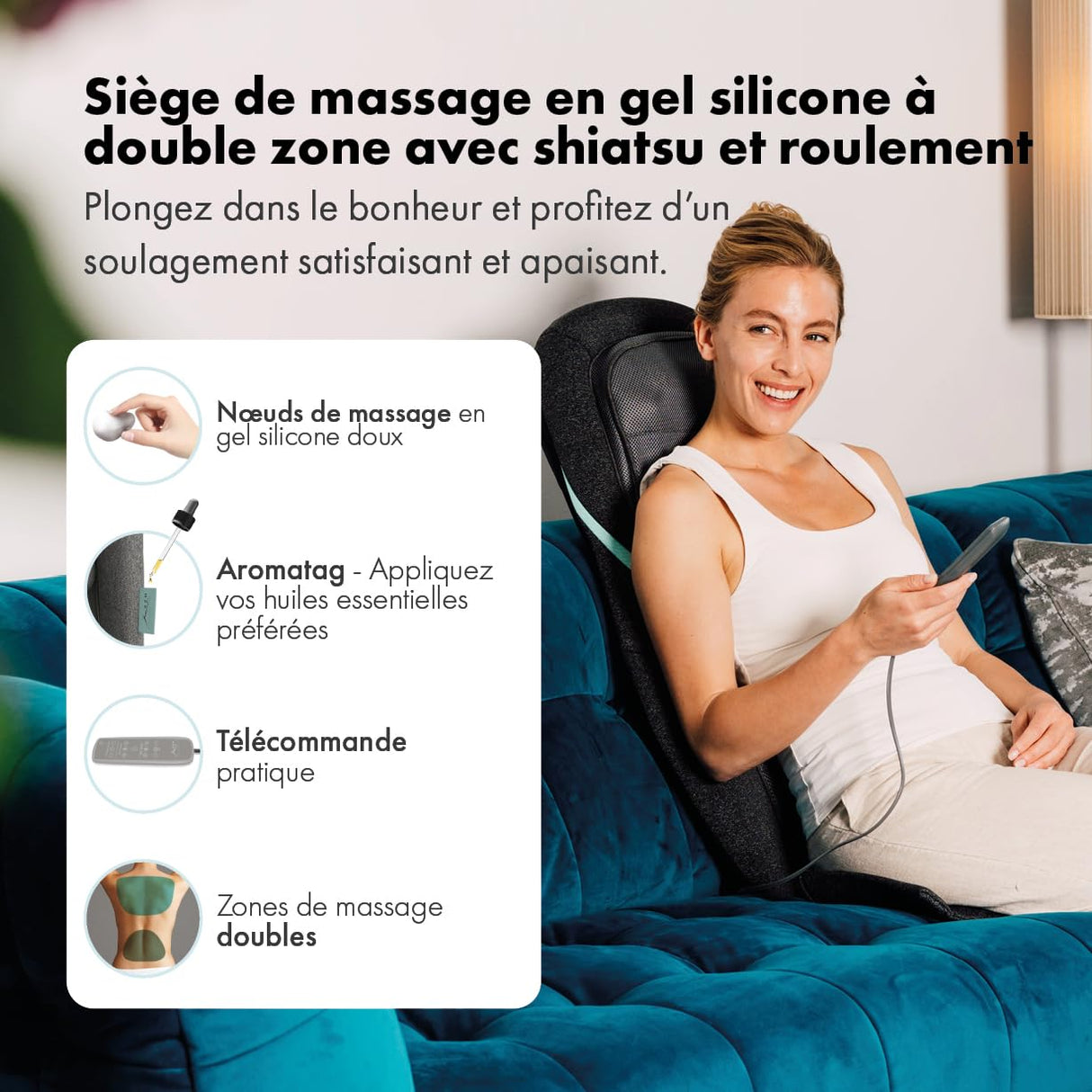 Zen Himalaya Gel Shoulder Massager Chair