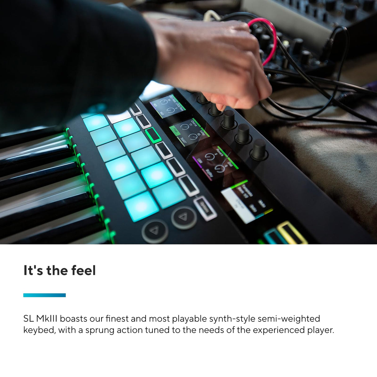 Novation 61SL MkIII: teclado controlador MIDI de 61 teclas y secuenciador con integración DAW