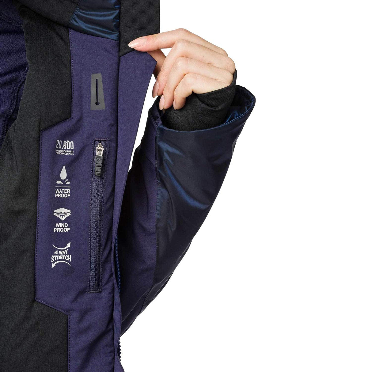 Rossignol Aile Chaqueta De Esquí, Mujer, Nocturne, XXL