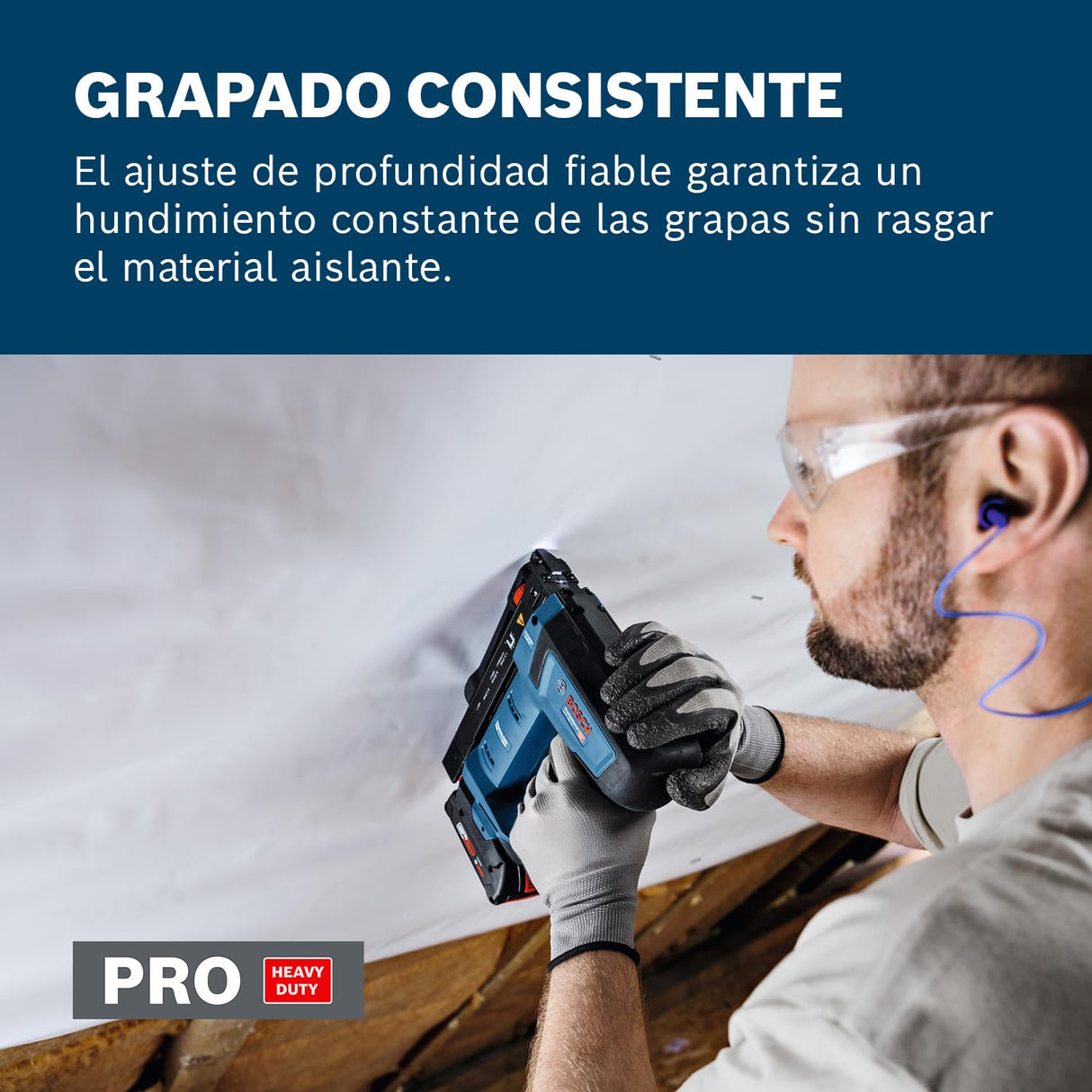 Grapadora para madera a batería GTH 18V-14 con Bosch Professional 18V System (incl. gancho para cinturón)