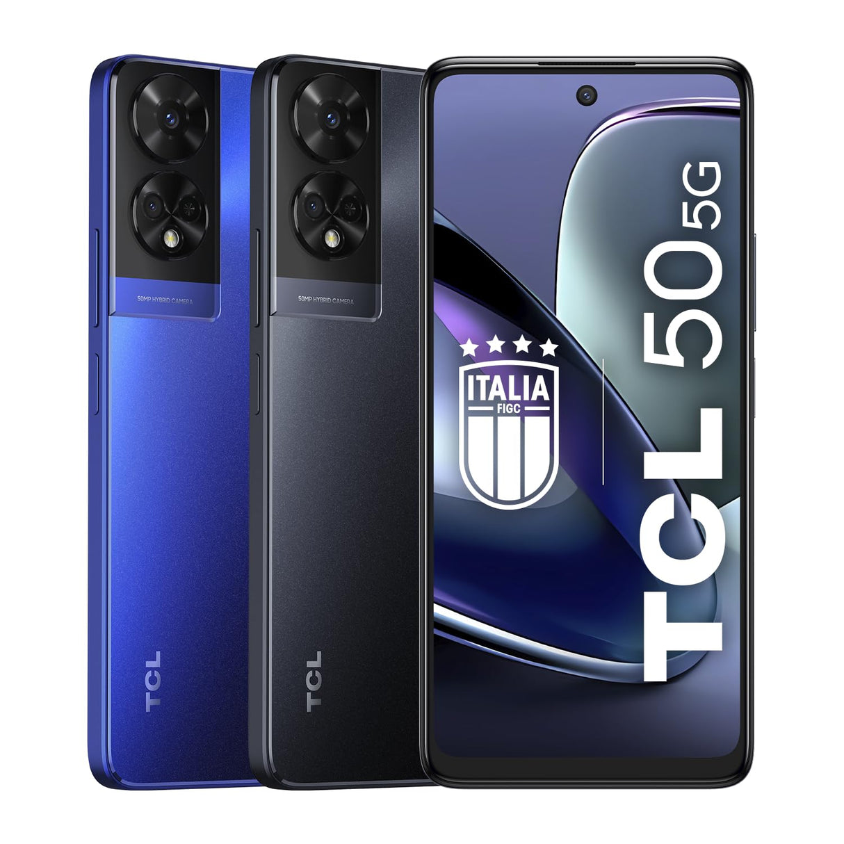 TCL Mobile 50 5G Smartphone, chipset MediaTek Dimensity 6100+, Pantalla HD+ 90Hz de 6,56 Pulgadas, 128, 8 de RAM, Extensión de 4 y 4 de RAM, Cámara Dual Híbrida de 50 MP, Android 14, 5010 mAh