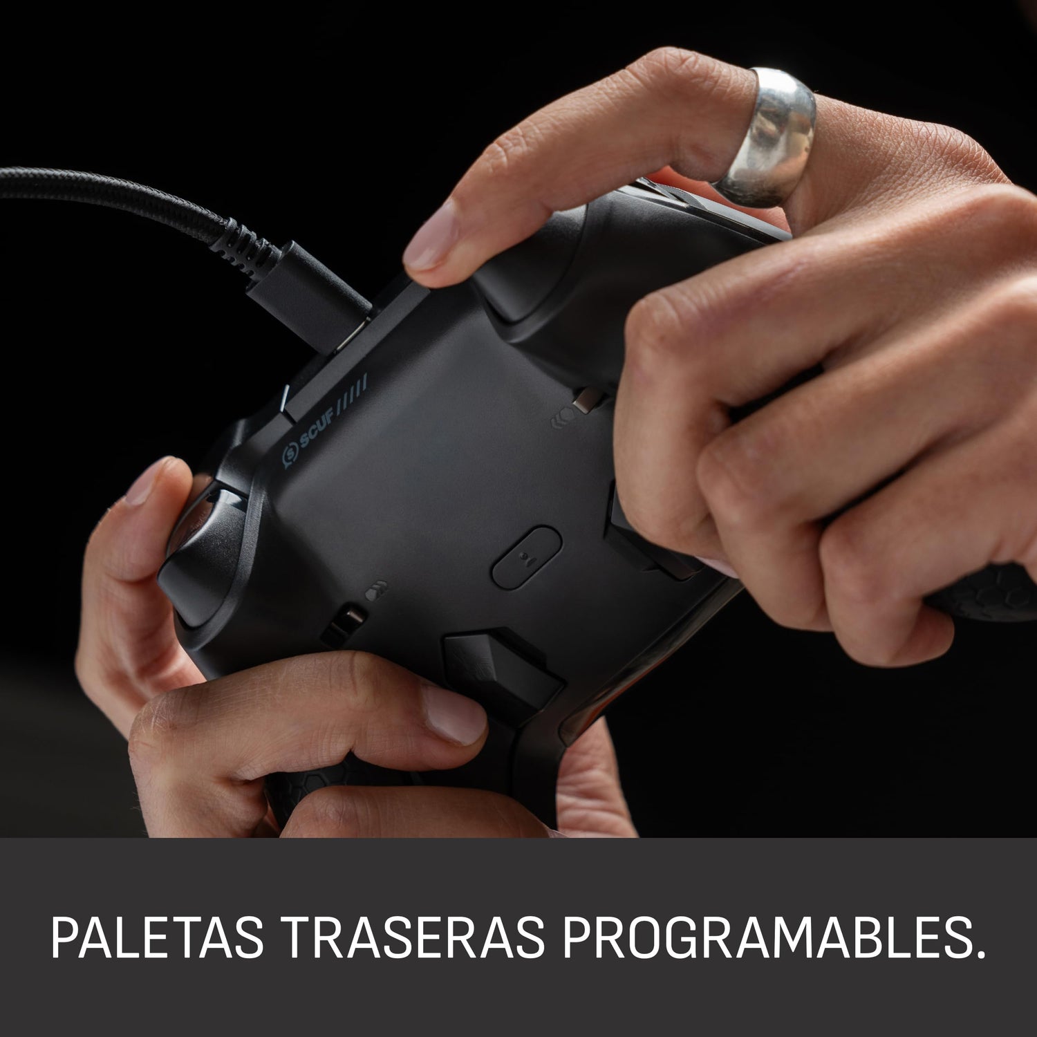 SCUF VALOR PRO Mando Xbox Performance con Cable – Palas Traseras Personalizables, Gatillos Instantáneos, Palancas de Efecto Hall, Controles de Audio, Xbox Series X|S, Xbox One, Windows PC – Gris Acero