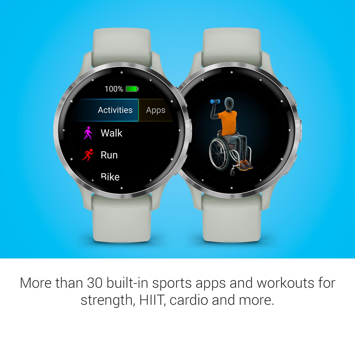 Garmin Venu 3S, Smartwatch Premium con GPS, AMOLED, Funciones avanzadas de Salud y Forma física, más de 30 Aplicaciones Deportivas, 10 días de autonomía, Verde