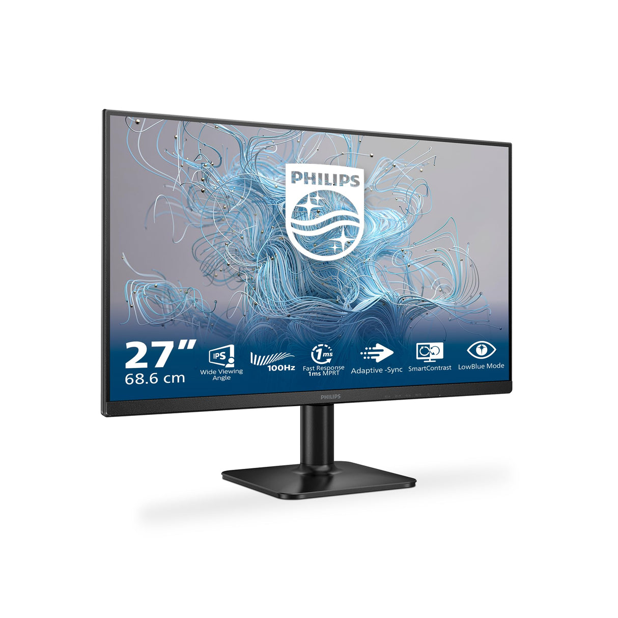 Philips Monitor 27E2N1110 FHD de 27 Pulgadas, 120 Hz, IPS, Adaprice Sync. 1 ms MPRT (1920 x 1080, HDMI 1x 1.4, DP), Negro/Rojo