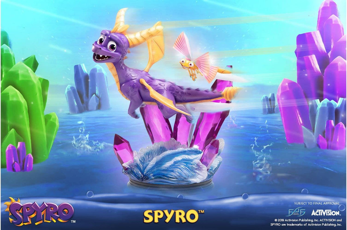 First4Figures SPYREST Spyro The Dragon - Estatua de Resina, Color Morado