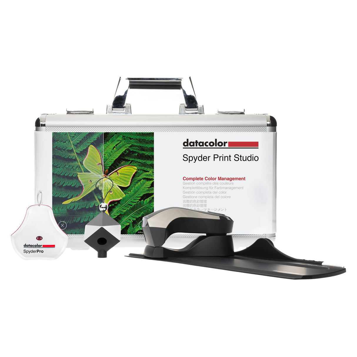 Datacolor Spyder Print Studio Kit - Incluye Spyder Print, SpyderPro, Spyder Cube - con maletta metálica - Gestión Completa del Color de fotografías, Desde la Captura hasta la edición y la impresión
