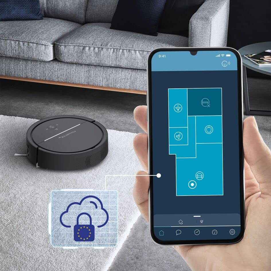 Rowenta Aspirador robótico X-plorer Serie 120 AI RR7875, navegación AI, Limpieza Manos Libres ultran, Datos protegidos, tecnología láser+cámara, batería de Larga duración