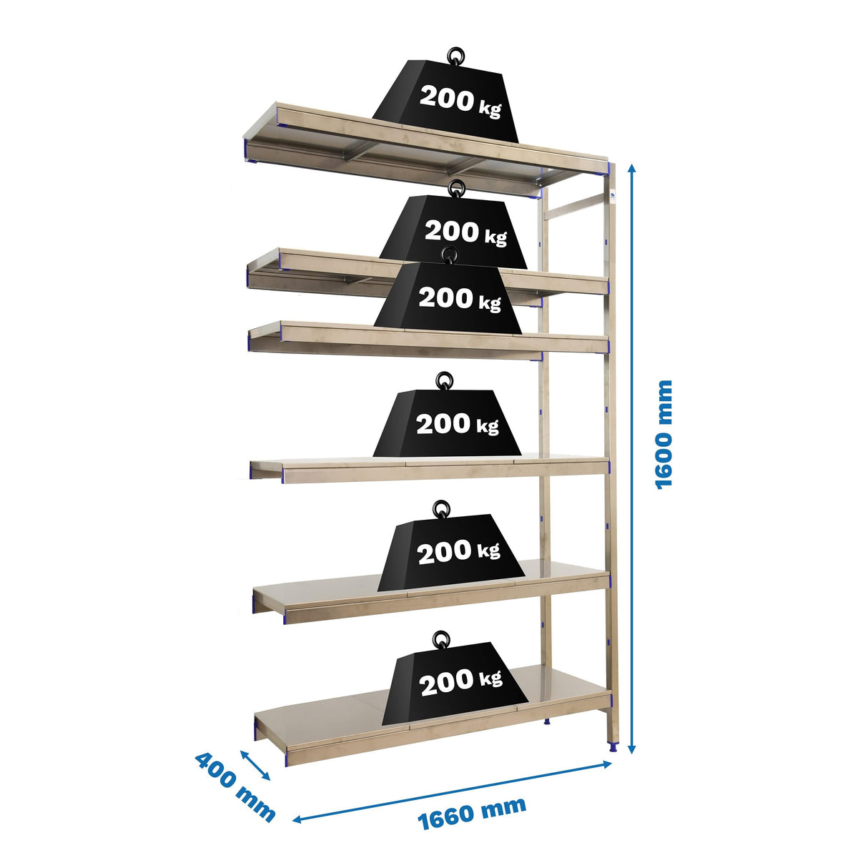 Simon Rack SIMONINOX ADITIONAL 6SS/1600x1660x400