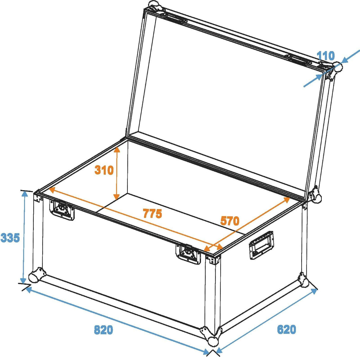 Universal Transportcase Heavy 80 cm x 60 cm