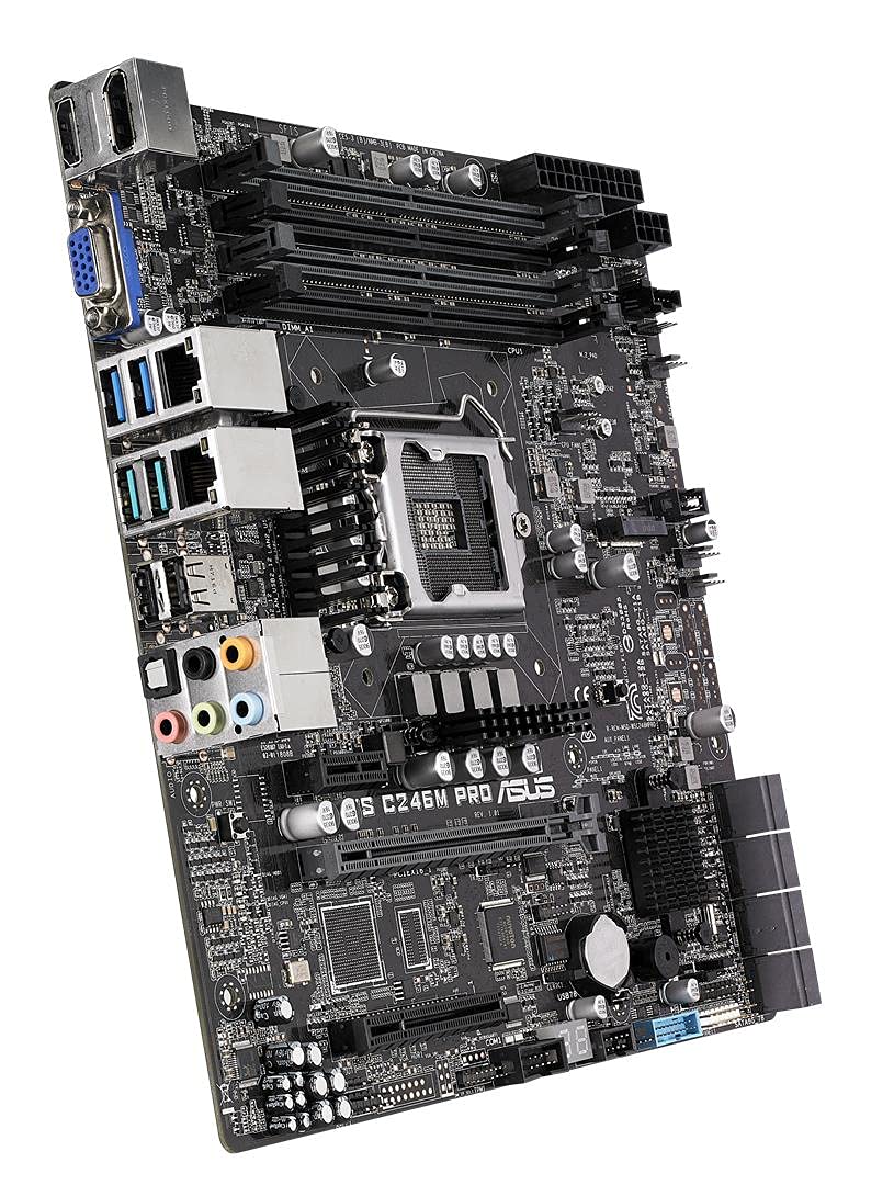 ASUS WS C246M Pro LGA 1151 (Zócalo H4) Intel C246 Micro ATX - Placa Base (DDR4-SDRAM, DIMM, 2133,2400,2666 MHz, Dual, 64 GB, 64 GB)