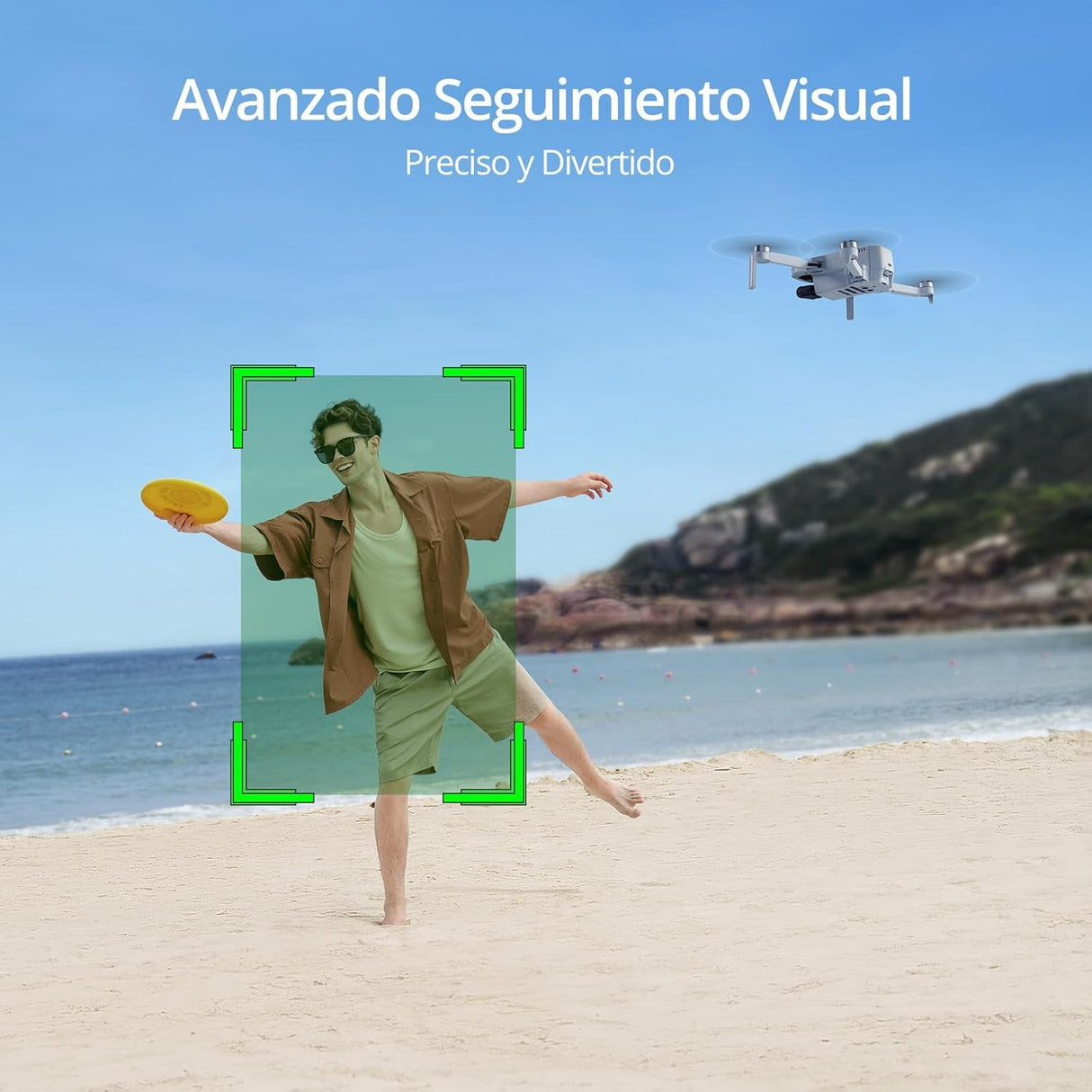 Potensic ATOM GPS Dron con Cรกmara 4K Adultos, Menos de 249g, 6km Transmisiรณn, Estabilizaciรณn en 3 ejes, 2 baterรญas para un tiempo mรกx. de vuelo de 64 min, regreso automรกtico, QuickShots, C0