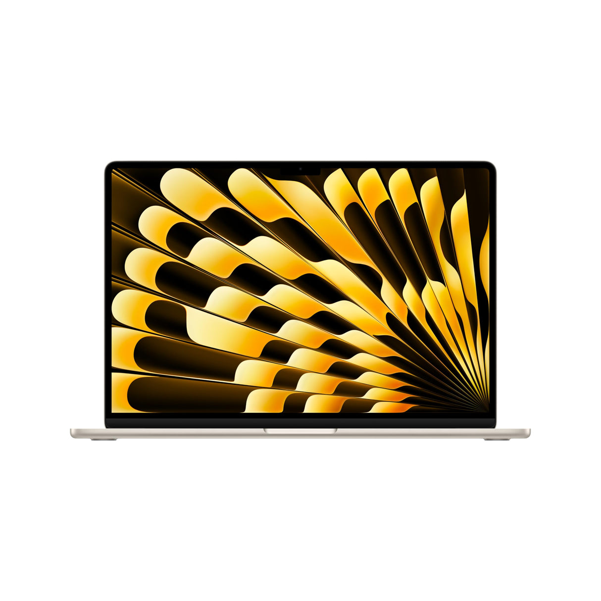 Apple 2025 MacBook Air de 15 pulgadas con chip M4: diseñado para Apple Intelligence, pantalla Liquid Retina de 15,3 pulgadas, 16 GB de memoria unificada, 512 GB SSD, teclado portugués; Blanco estrella