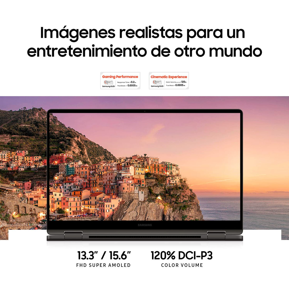 SAMSUNG Galaxy Book3 360 - Portátil convertible 13.3" WQXGA+ (Intel Core i5-1360P, 16GB RAM, 512GB SSD, Intel Iris Xe, Windows 11) Grafito - Teclado QWERTY español