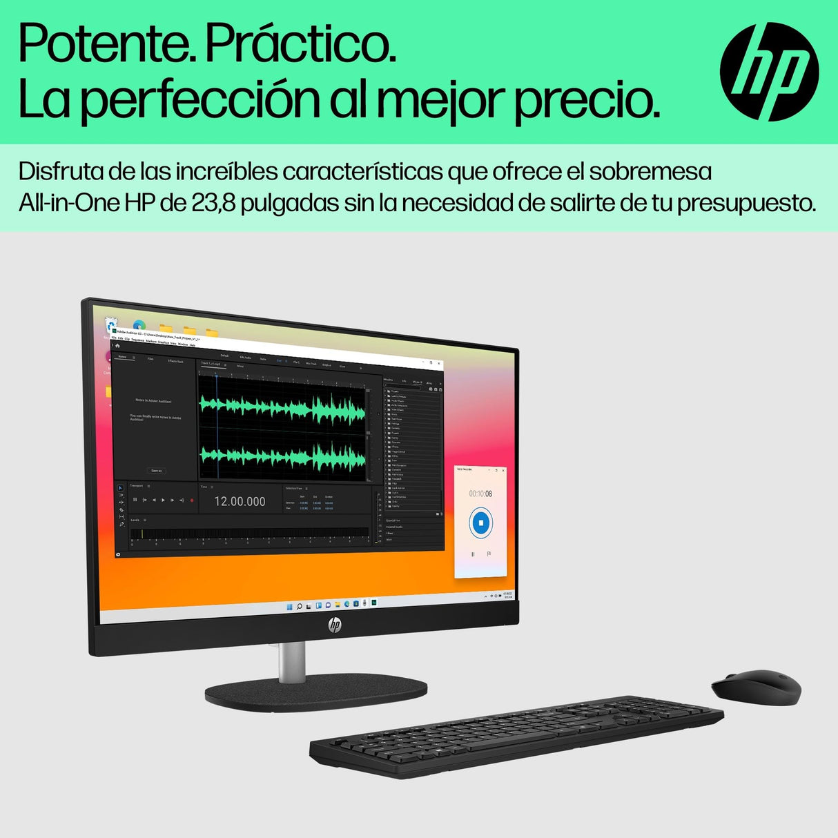 HP PC All in One 24-CR0066NS Intel Core i5-1335U/ 8GB/ 512GB SSD/ 23.8 Táctil/ Win11 Marca