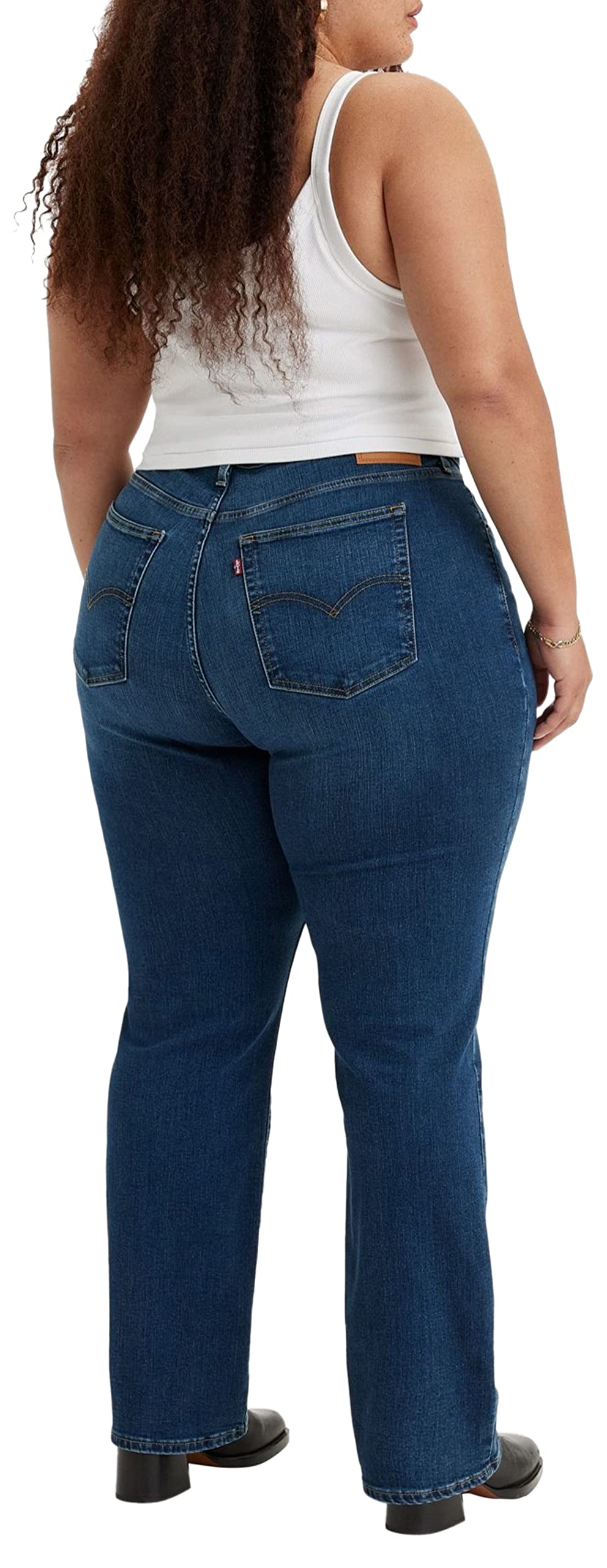 Levi's Plus Size 724 High Rise Straight Vaqueros Mujer, Blue Wave Dark Plus, 20 M