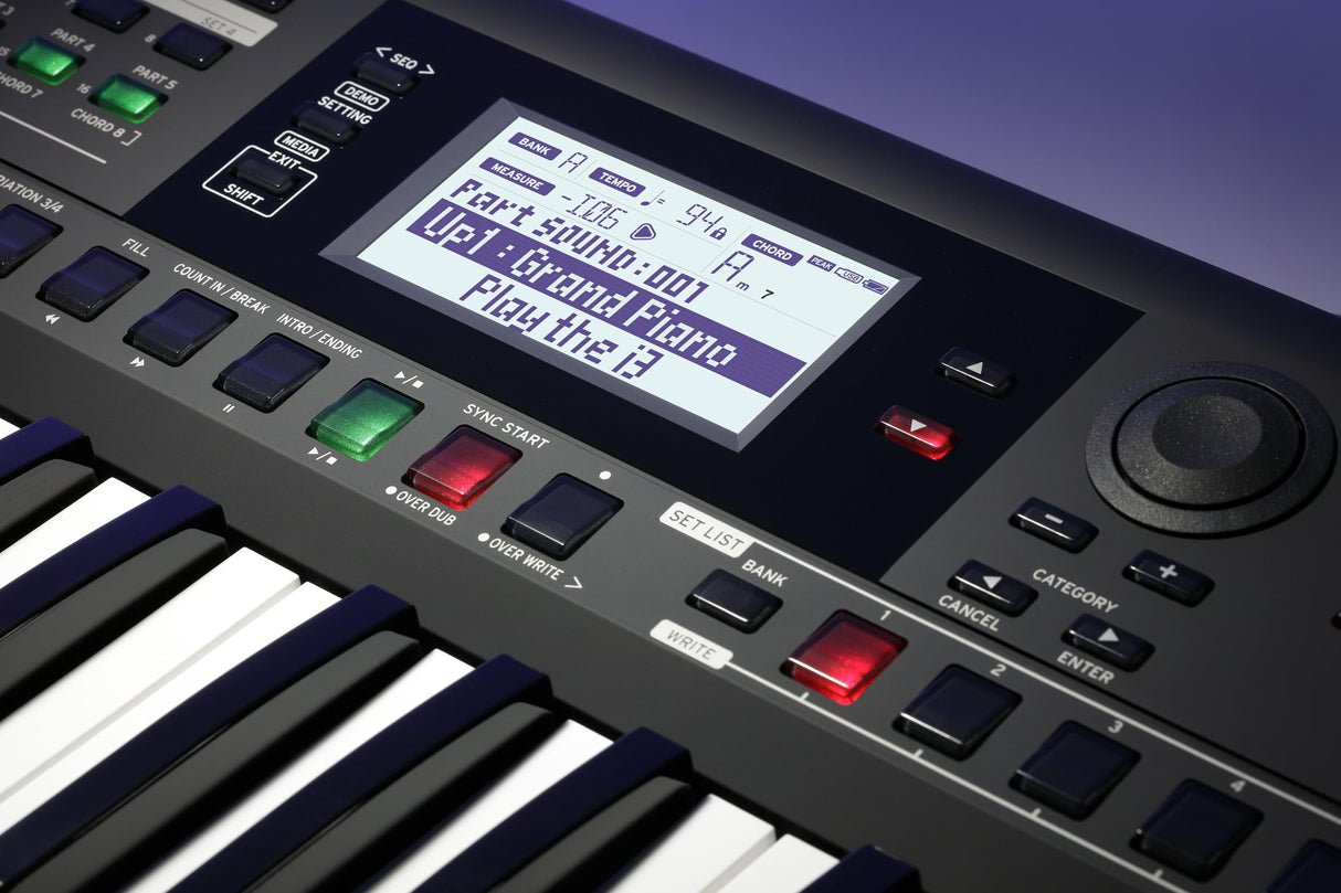 KORG I3 Keyboard Arranger - 61 Notes, Black Matt