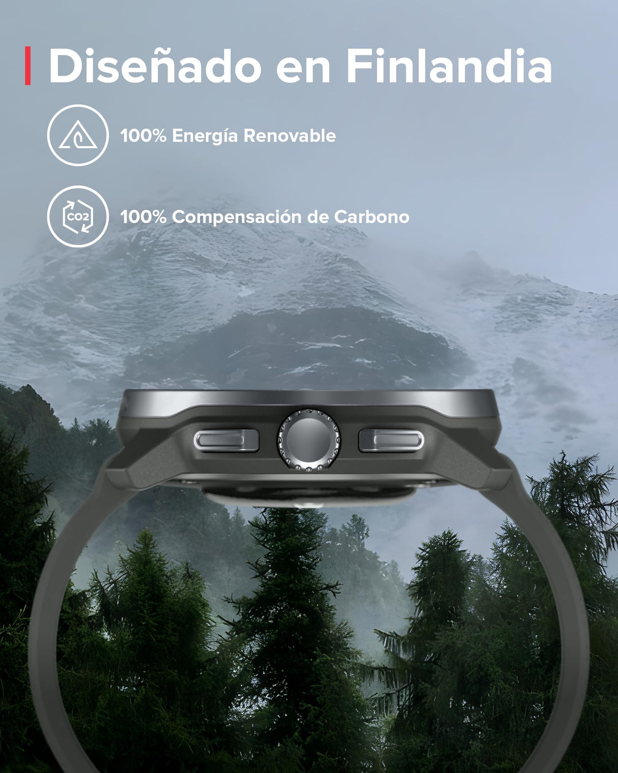 SUUNTO Race S Reloj Correr con Pantalla Táctil AMOLED, Reloj Deportivo GPS de Doble Frecuencia, Seguimiento de HRV y Sueño, Plan de Entrenamiento Basado en IA, Mapas Offline Gratuitos