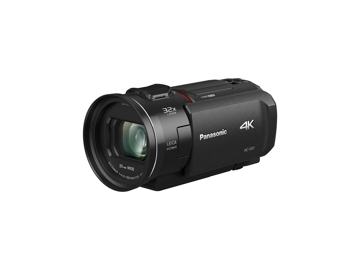 Panasonic HC-VX1EB-K Cámara de vídeo 4K con Lente Leica Dicomar - Negro
