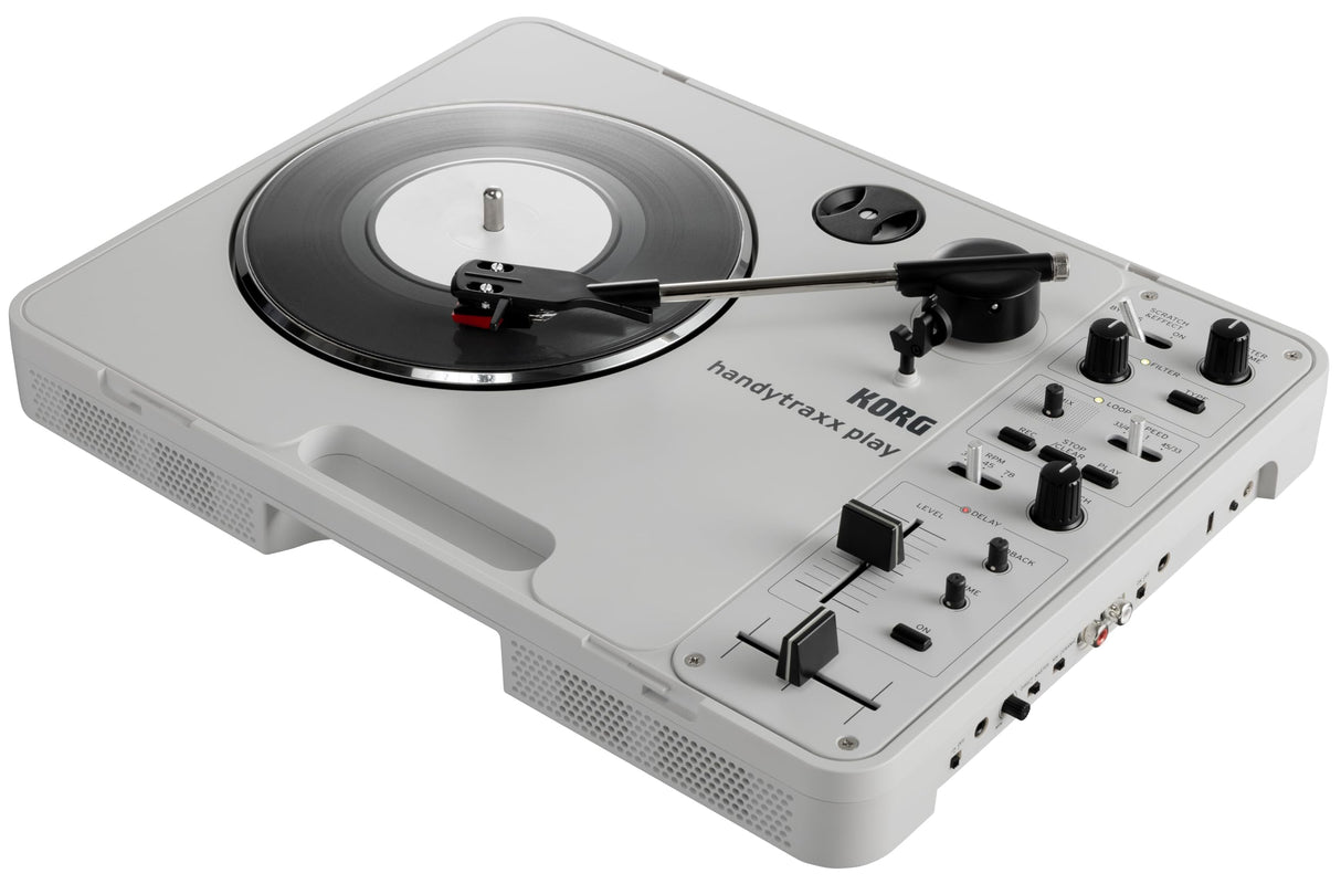 Korg - handytraxx play - Tocadiscos Portátil para DJ con Altavoz y Efectos Digitales