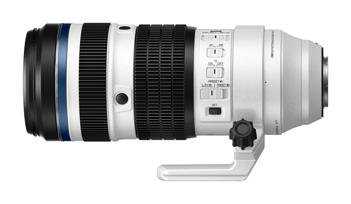 Teleobjetivo Zoom OM SYSTEM M.Zuiko Digital ED 50–200mm F2.8 IS Pro – Compatible con cámaras Micro Four Thirds de Olympus y Panasonic