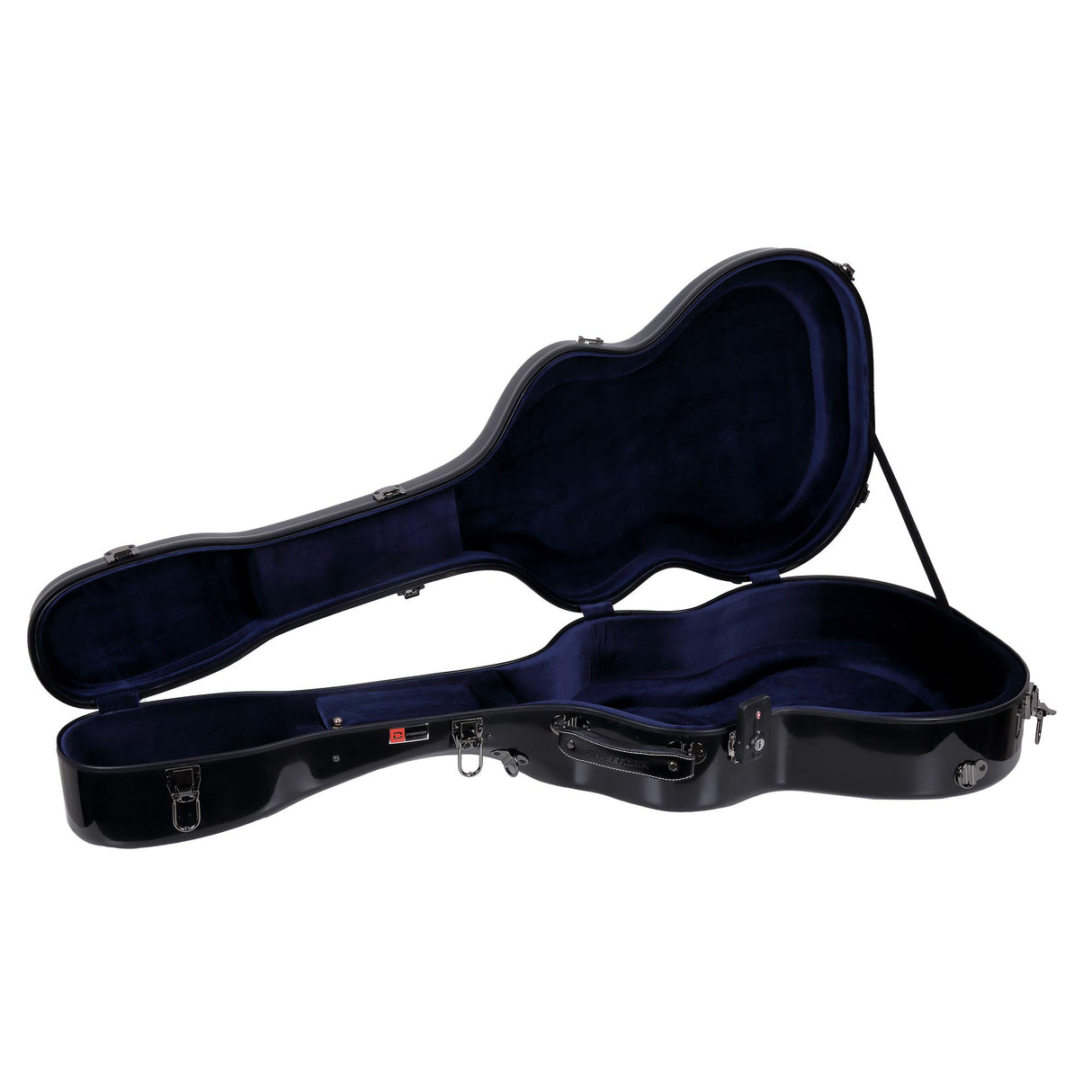 Crossrock - Funda rígida para Ukelele Soprano, Negro, OM, Retro