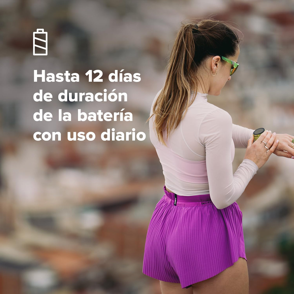 SUUNTO Run Reloj GPS Running, Pantalla Táctil AMOLED 1,32'', Ligero, Multideporte, Monitor Actividad, GPS Preciso, Seguimiento Cardíaco/Sueño, 12 Días Autonomía, 4GB Almacenamiento Música