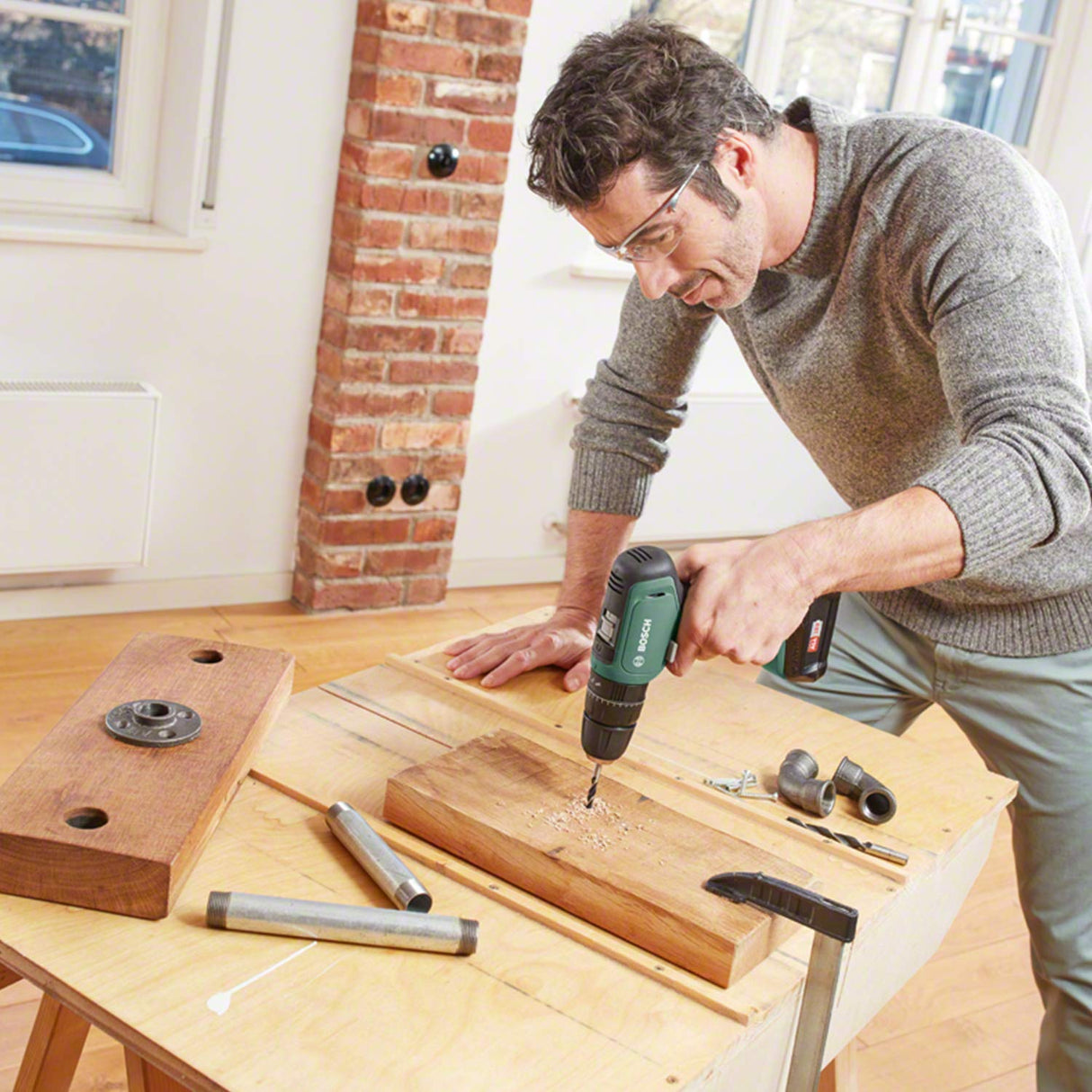 Bosch UniversalImpact 18 - Taladro, 2 Baterías, Sistema de 18 V, en Maletín