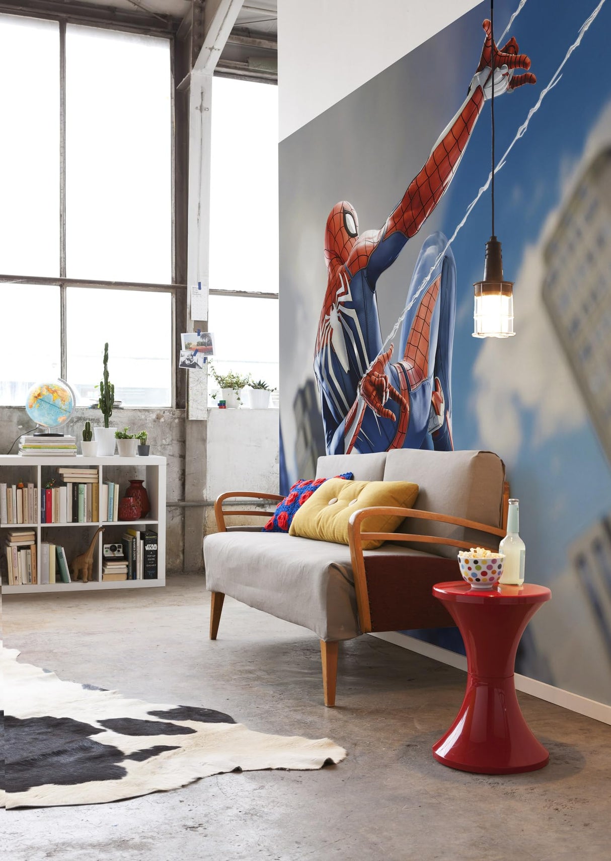 Komar WTD - Papel pintado fotográfico para habitación infantil (400 x 250 cm), diseño de Spiderman de Marvel