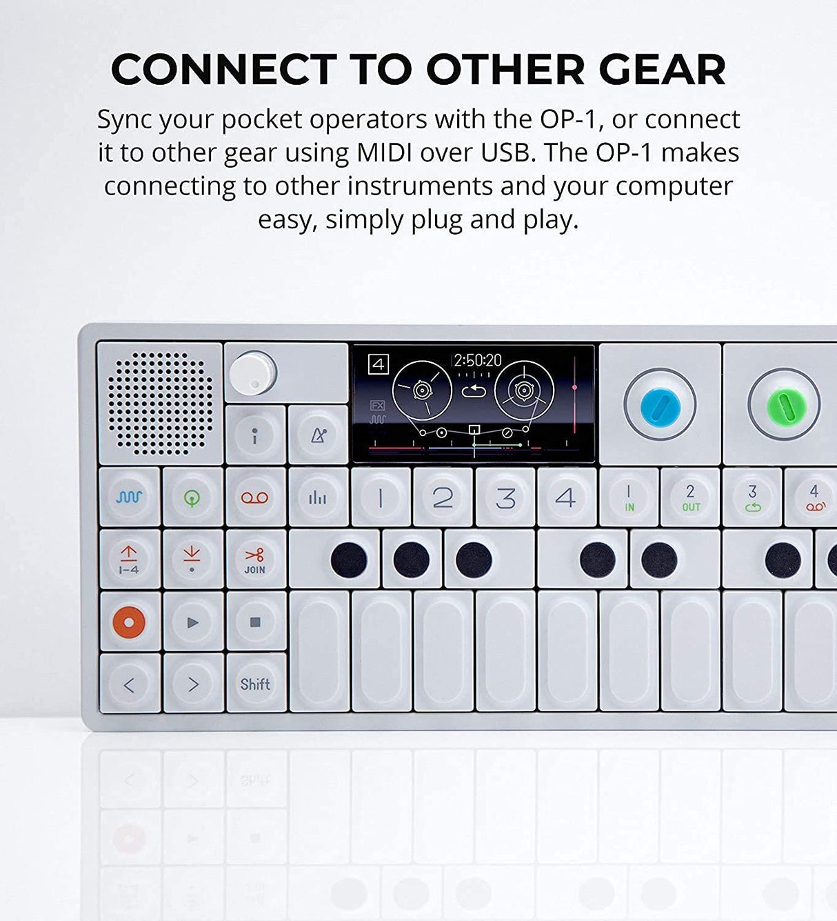Teenage Engineering OP-1 - Sintetizador, sampler y controlador, portátil