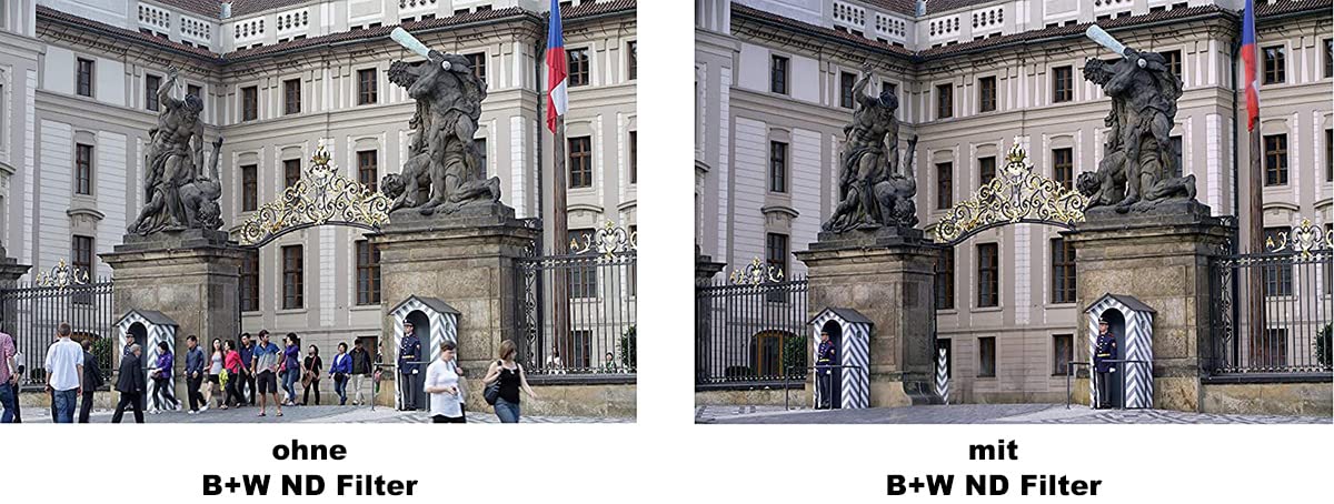 B+W Filtro Gris ND 3,0 MRC Nano Master de 77 mm (16 Unidades, Fino, Premium)