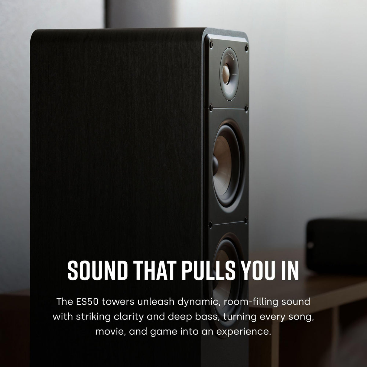 POLK AUDIO Signature Elite ES50 Altavoz de Suelo Hi-Fi, Blanco