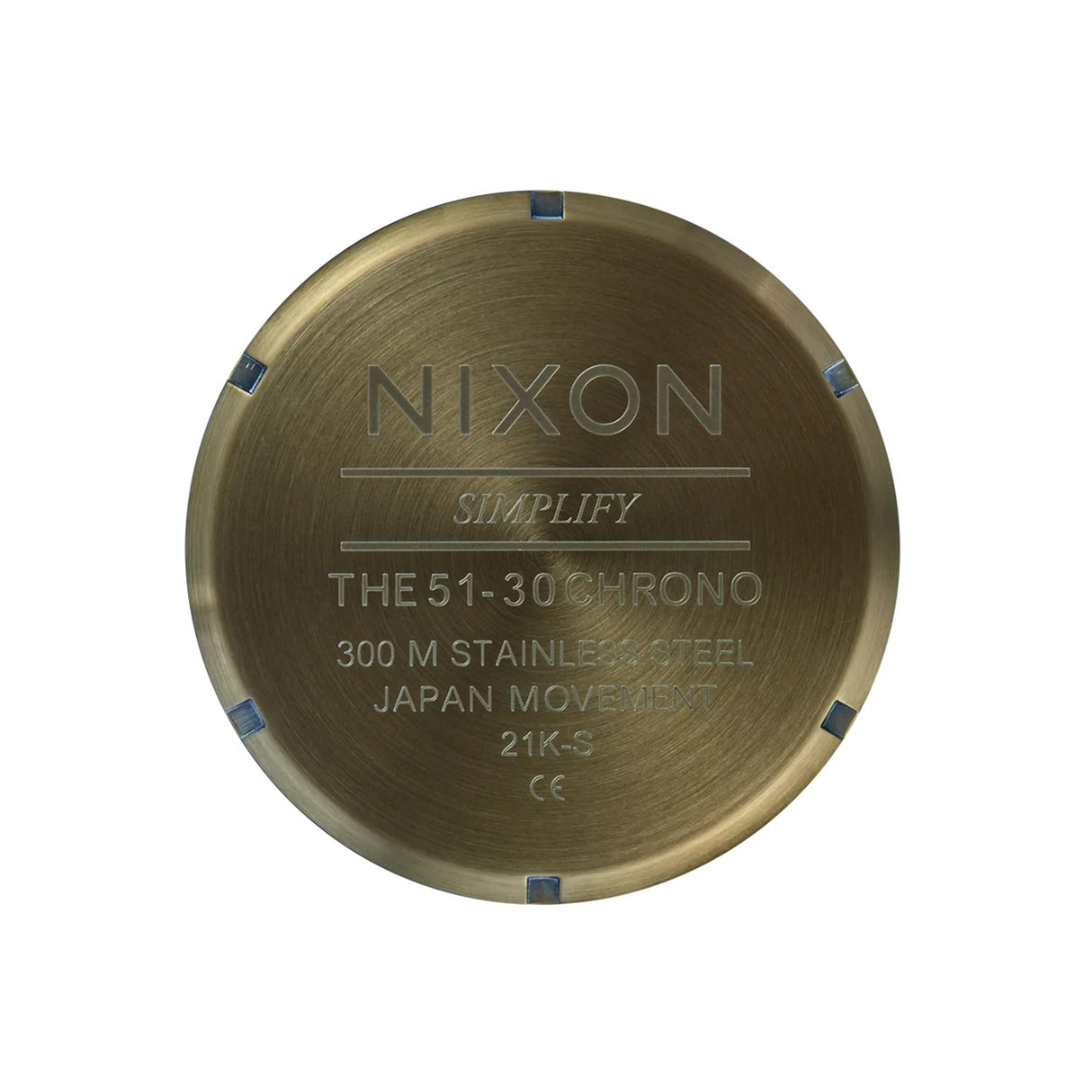 Nixon Reloj Analógico para Hombres de Cuarzo japonés con Correa en Acero Inoxidable A1389-5092-00