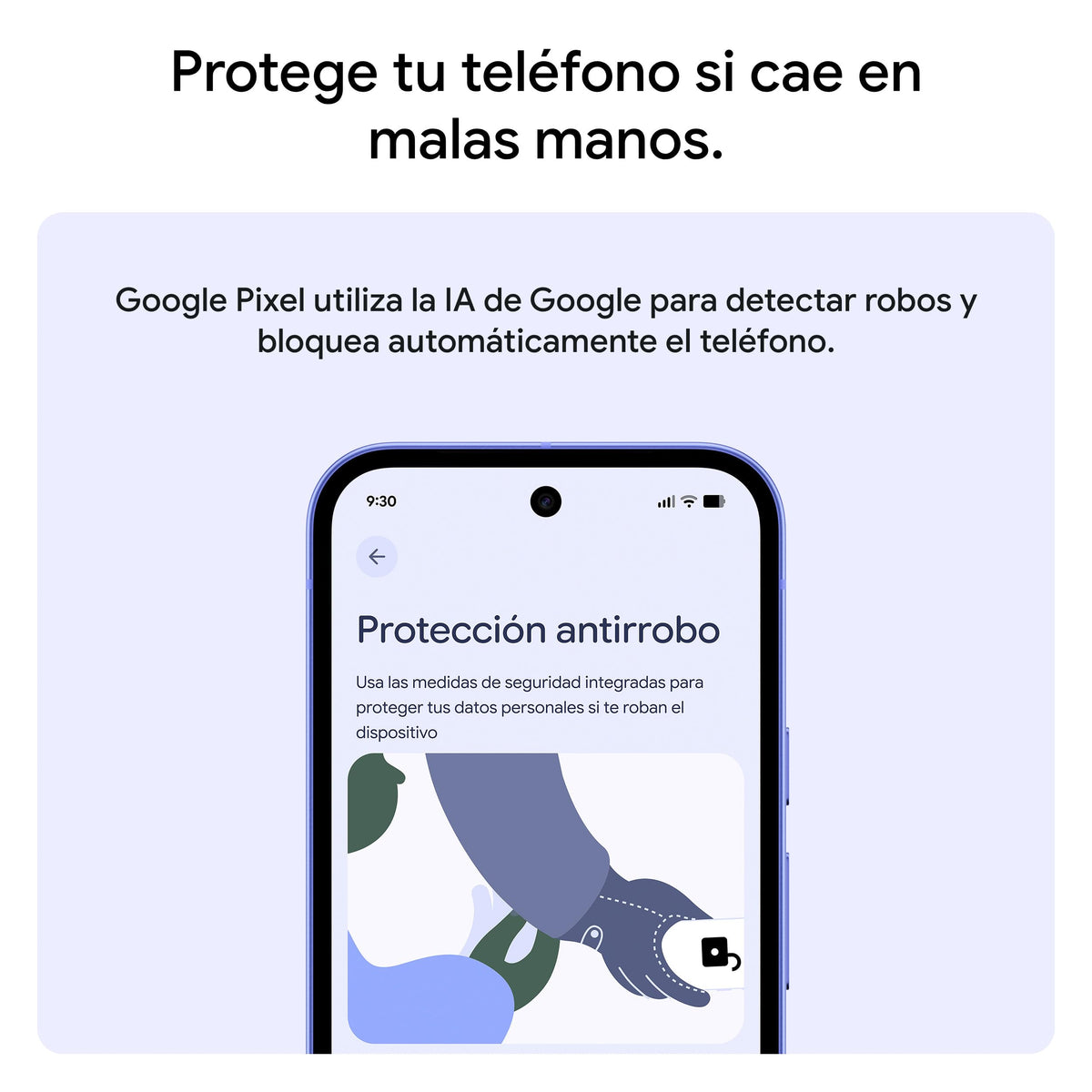 Google Pixel 10a - 7 años de Nuevas actualizaciones y Funciones, más de 30 Horas de batería, Asistente de Cámara, Gemini Live, Seguridad de Pixel - Gris Niebla, 128GB