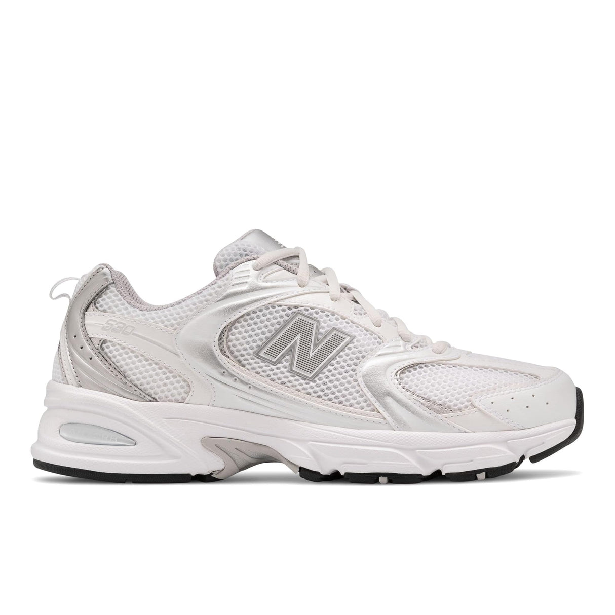 New Balance 530, Sneaker Hombre, Blanc Bleu Marine, 37.5 EU
