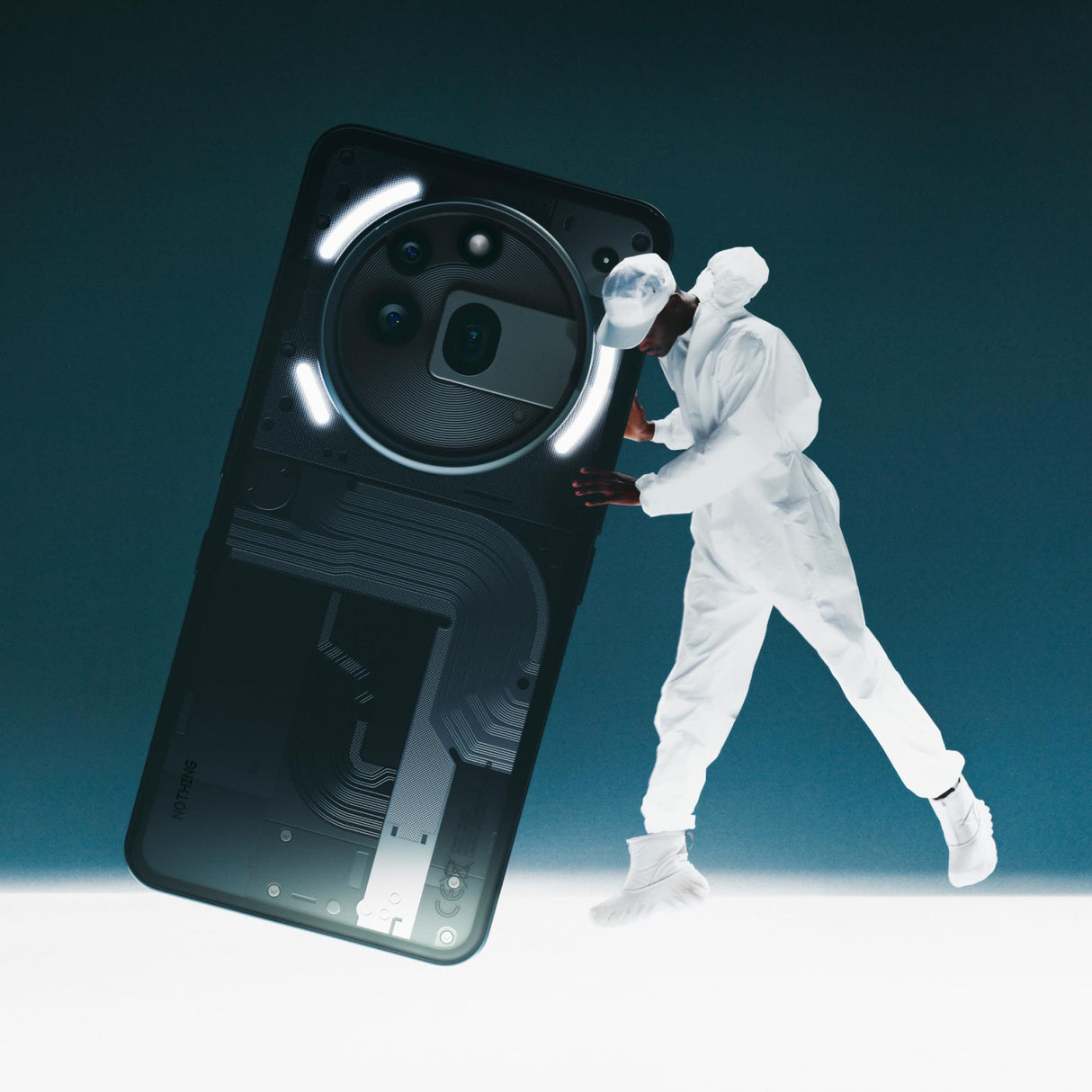 Nothing Phone (3a) Pro 256 GB – Smartphone 5G Android Libre con eSim, 12 GB RAM, Cámara periscópica OIS de 50MP, Ultra Zoom 60x, Carga rápida a 50W y Pantalla AMOLED FHD+ 120 Hz de 6,77" - Negro