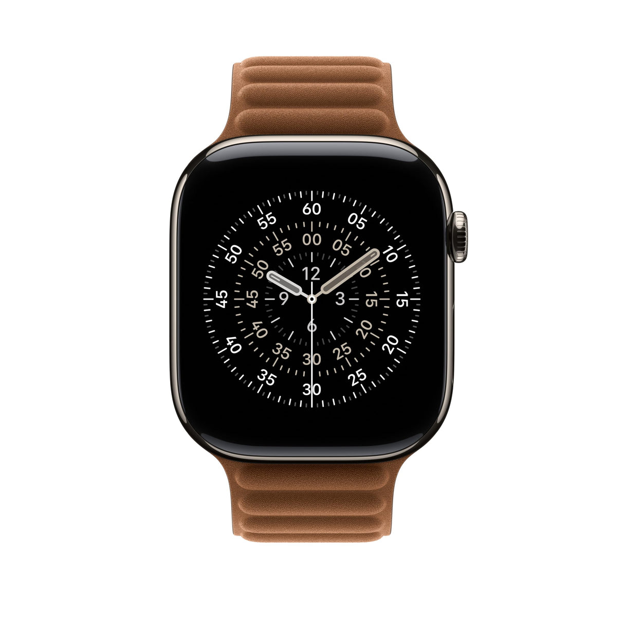Apple Watch Band - Correa de eslabones magnética - 46 mm - Caramelo - Talla S/M