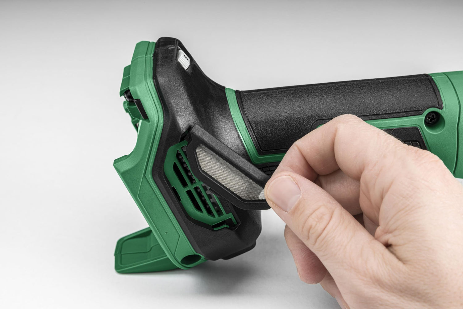 HIKOKI Akku Winkelschleifer G1813DVE, Schleifscheiben Ø: 125 mm (18V, Leerlaufdrehzahl: 3200-8000 min-1/ mit (AT Modus), Antriebsspindel: M14, Brushless, OHNE Akku, Ladegerät u.Transportkoffer)