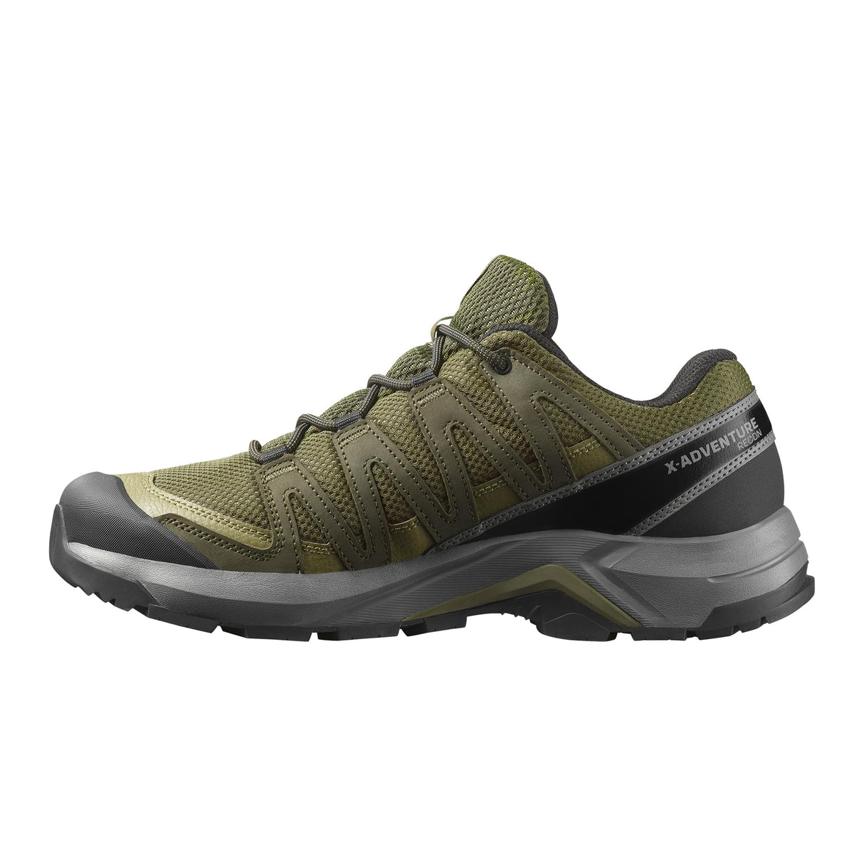 Salomon X-ADVENTURE RECON GORE TEX, Zapatos de senderismo para Hombre, Olive Night Martini Olive Pewter, 44 EU