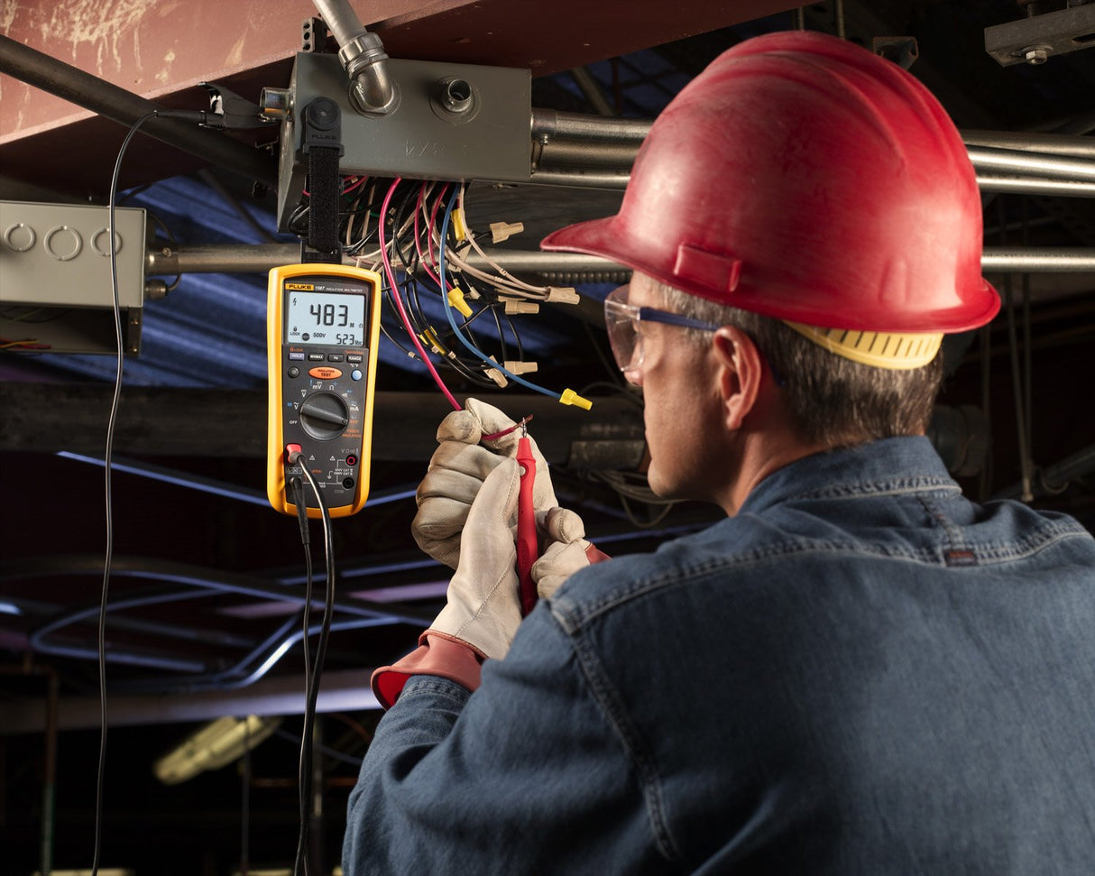 FLUKE networks - Fluke 1587 - Medidor De Aislamiento, 50, 100, 250, 500, 1000 V Cat Iv 600 V