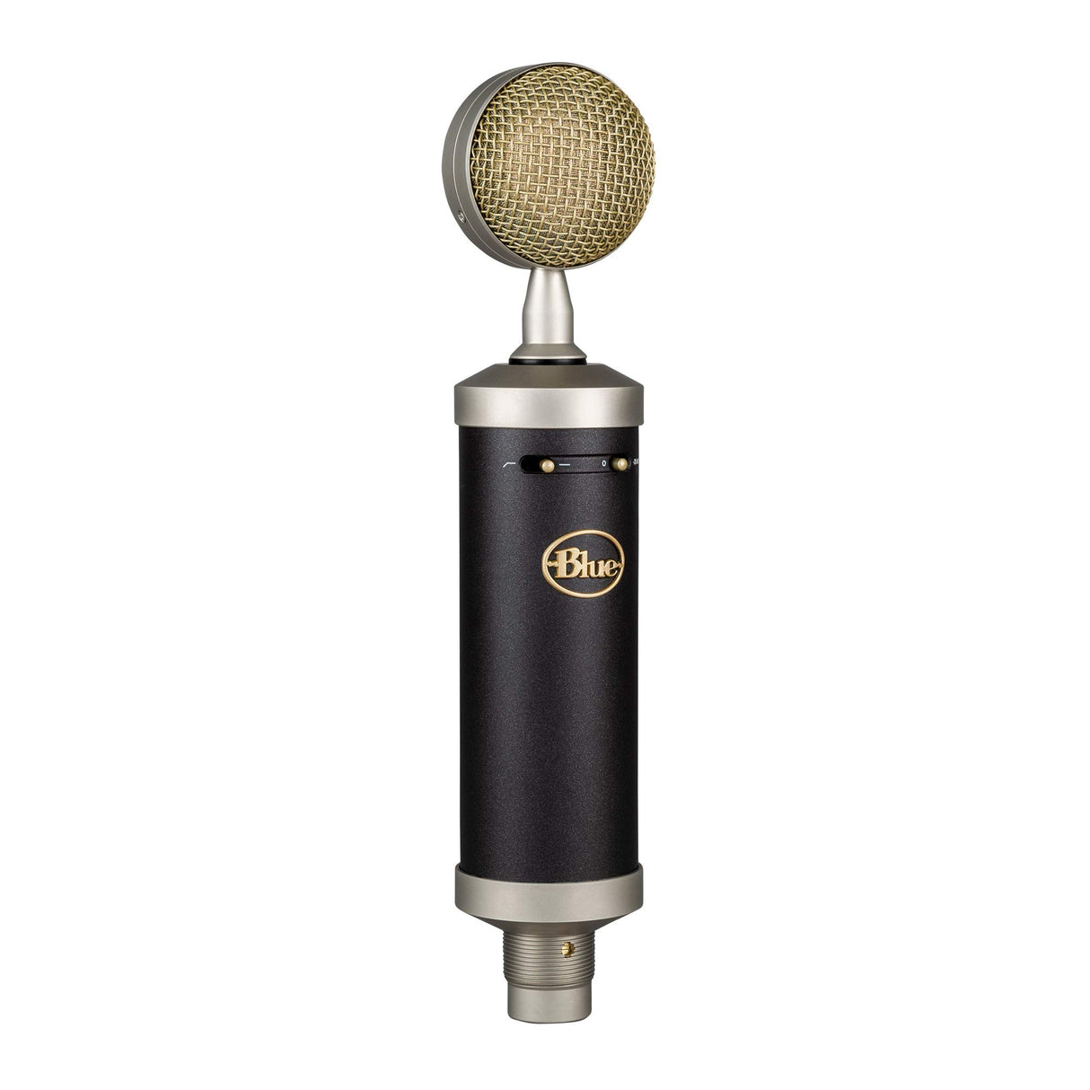 Blue Baby Bottle SL XLR Micrófono condensador para grabación y transmisión, Cápsula cardioide de gran diafragma, Soporte de amortiguador de choque y Estuche protector - Negro