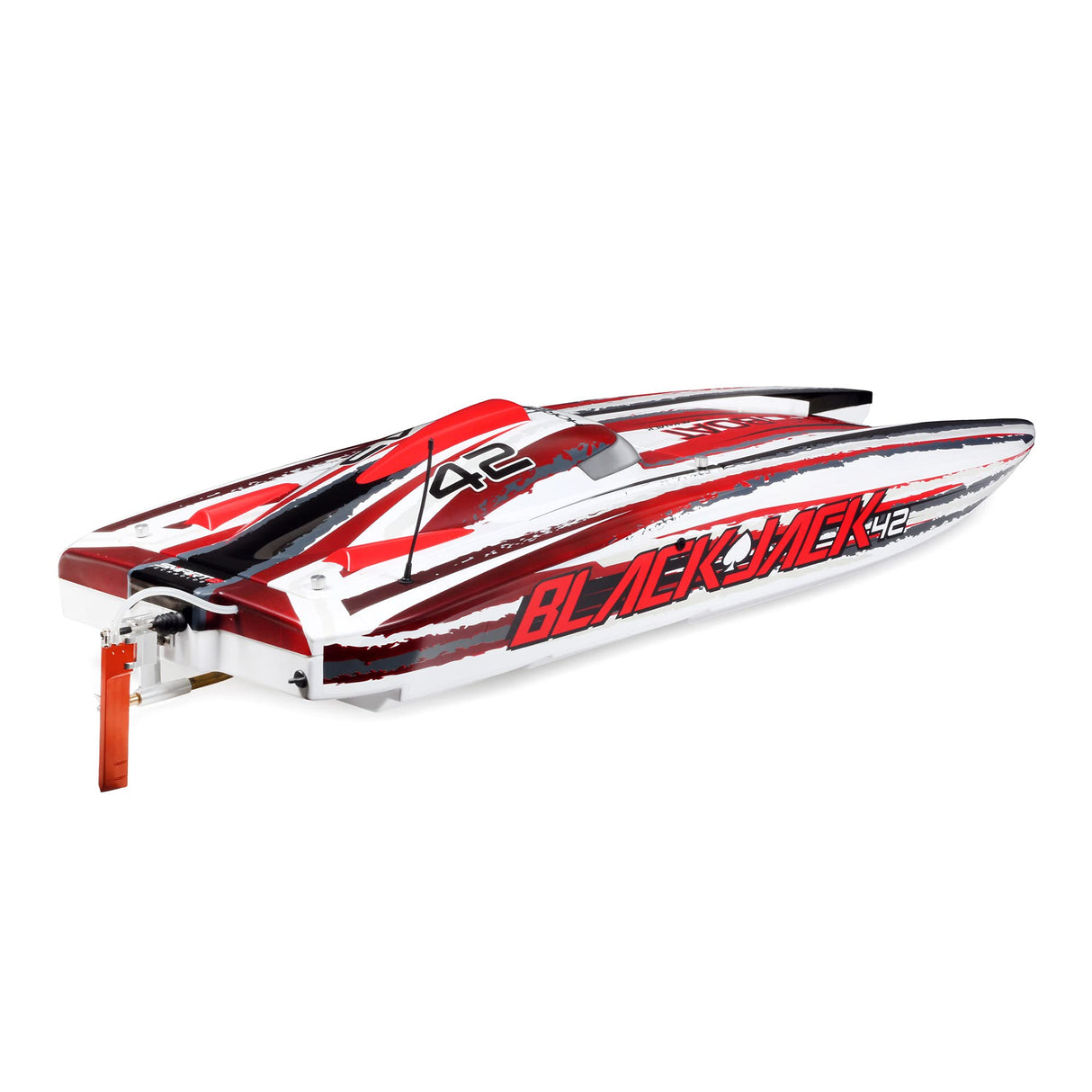 Proboat Blackjack 42-Inch Brushless 8S Cat,Wht/Red:RTR, Multi