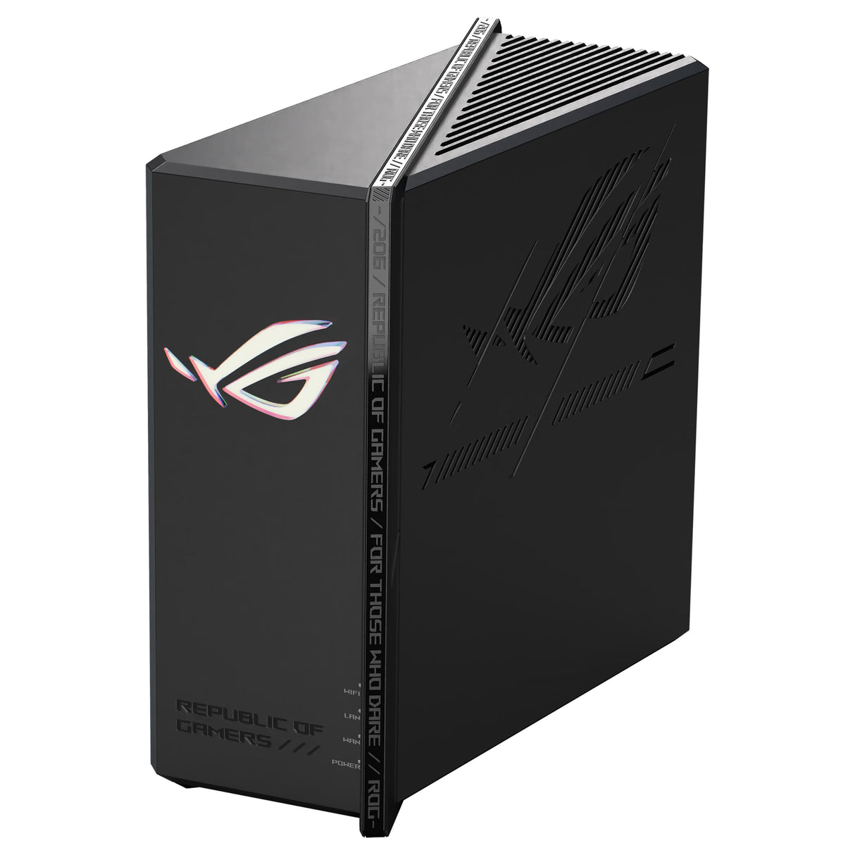 ASUS ROG Strix GS-BE18000 Router Gaming WiFi 7 tribanda, 18000 Mbps, Cobertura de hasta 307 m2, 8 Puertos 2.5G, 2 Puertos Gaming, CPU de Cuatro núcleos a 2.0 GHz, aceleración de Juegos, VPN, AiMesh