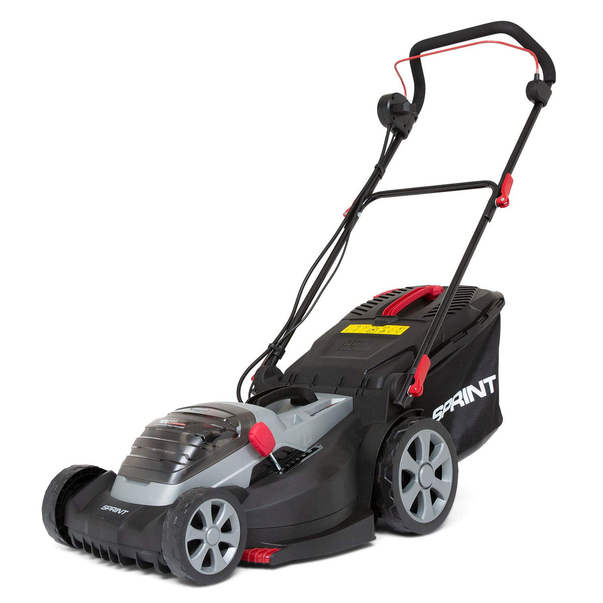 Sprint 2x18V (36V) Cortacésped con batería de litio, 440P18V, 44cm, Powered by Briggs & Stratton, hasta 640 m2, Incluyendo 2x5Ah Baterías y Doble Cargador, 5 años de Garantía